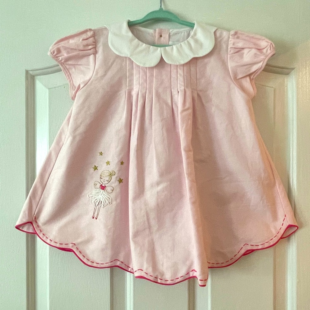 Proper Peony Fairy Embroidered Shorts Set - Size 4T